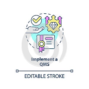 Implement QMS concept icon