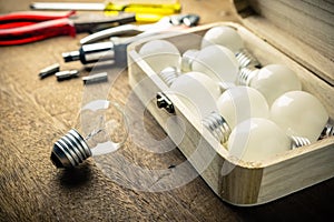 Implement Tools to Change Light Bulbs photo