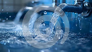 Implementing Water-Efficient Technologies and Best Practices for Water Conservation. Concept photo