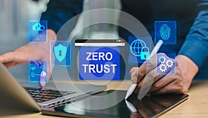 Implementing Zero-Trust security: digital identity and network protection.