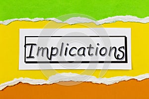 Implications conclusion illustration suggestion gap analysis implication photo