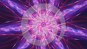 Imploding star rebirth, endless loop of new life and recycling energy flow.