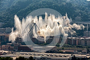 Morandi bridge...The fall of the giant