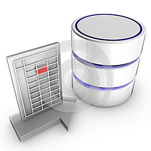 Import data into a database