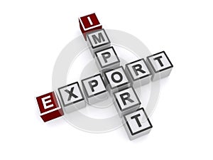 Import and export crosswords photo