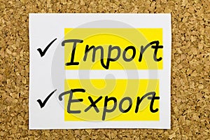 Import export duty business supply chain trade cargo shipping industry