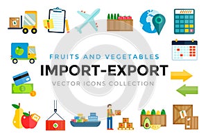 Import export fruits and vegetables delivery