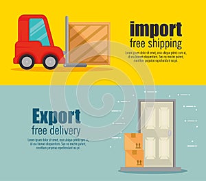 Import free shipping set icons