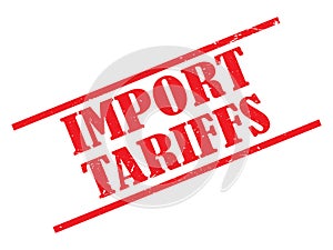Import tariffs illustration