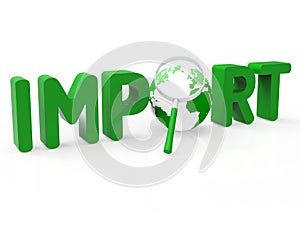 Import Worldwide Means Buy Abroad And International