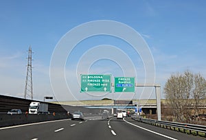 important road junction in Central Iatly to Florence or Bologna photo