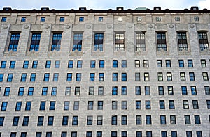 Imposing bulding facade in Columbus Ohio photo