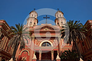 Imposing Church in Santiago, Chile photo