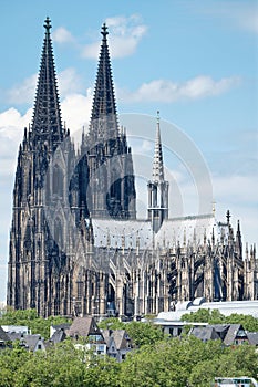 the imposing cologne cathedral photo