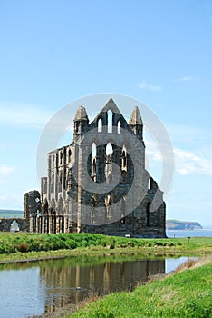 Imposing grandeur of Whitby Abbey, North Yorkshire