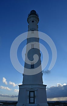 Imposing Lighthouse Rising up the Blue Skies