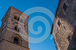 The imposing medieval architecture in Spain.