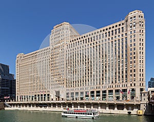 The Merchandise Mart Building in Downtown Chicago.