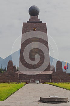 Imposing Monument Of Center Of The World