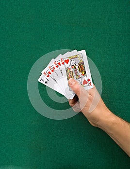 Impossible poker hand