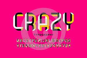 Impossible shape font