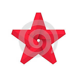 Impossible star. Vector Illustrstion