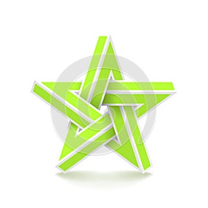 Impossible star. Vector Illustrstion