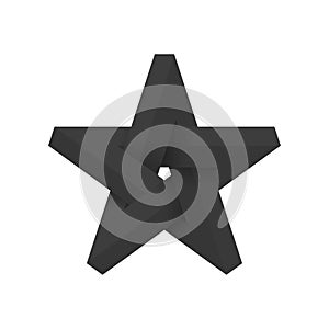 Impossible star. Vector Illustrstion