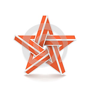 Impossible star. Vector Illustrstion