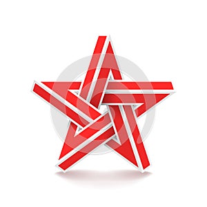 Impossible star. Vector Illustrstion