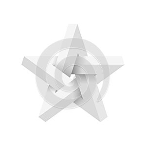 Impossible star. Vector Illustrstion