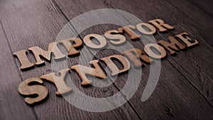 Impostor Syndrome, Mental Health Words Quotes Concept