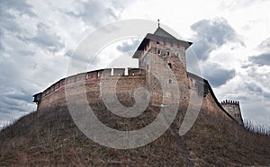 Impregnable medieval fortress on the hill