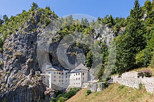 Impregnable medieval marvel of Predjama Castle Predjamski grad has been perched in the middle of 123-metre-high cliff