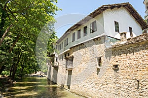 Impregnable walls Dryanovo Monastery in Bulgaria