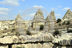 Impresive stones in Cappadokia