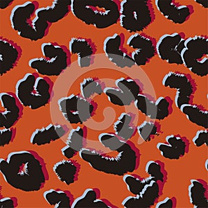 ImpressaÌƒoAnimal Fashion Background Seamless Pattern for Use in Fabric Industries or Personal Use.