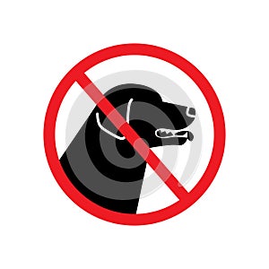 no dogs allowed sign icon
