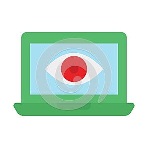 Impression, laptop Vector Icon which can easily modify or edit