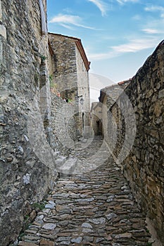 Impression of the village Saint Montan in the Ardeche region of photo