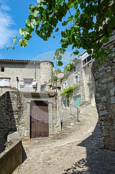 Impression of the village Vogue in the Ardeche region of France