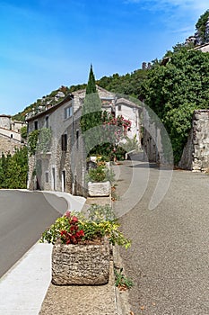 Impression of the village Vogue n the Ardeche region of France