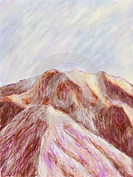 Impressionist Mountain