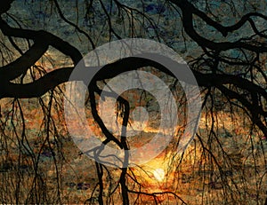 Impressionist Sunset Variation