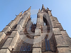 Impressions of the Church of St. Elisabeth in Marburg, Germany