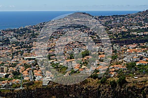 An impressive aerial view of Funchal, Madeira Portugal