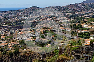 An impressive aerial view of Funchal, Madeira Portugal