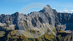 Impressive alpine peak close to Oberstdorf