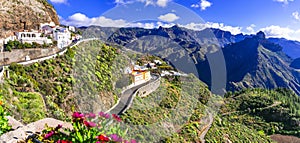 Impressive Artenara  - Gran CanariaÃ¢â¬â¢s highest mountain village. Grand Canary, Canary islands of Spain photo