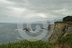Impressive Cliffs At Cape De Busto.